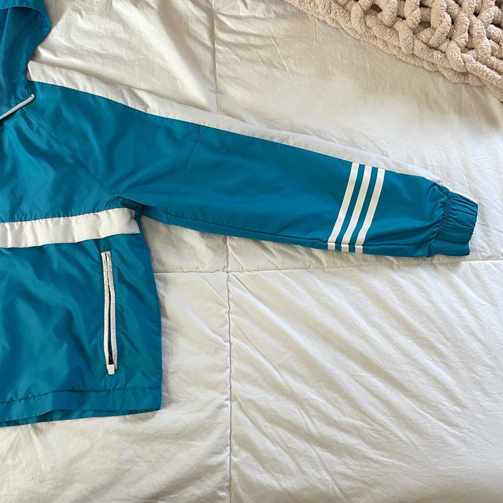 RARE ADIDAS BLUE WINDBREAKER - Picture 5 of 6